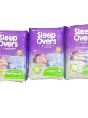 3 pk / 15 Youth Bedwetting Training Pants SM/Med 45 count NEW